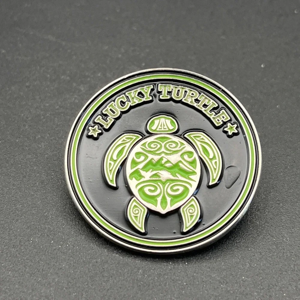 Lucky Turtle Green Lapel Hat‎ Pin